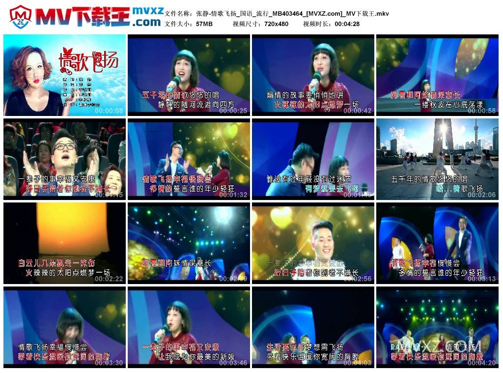 张静-情歌飞扬_国语_流行_MB403464